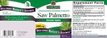 Nature's Answer Saw Palmetto 590 mg - supplement