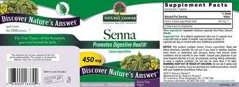 Nature's Answer Senna 450 mg - supplement