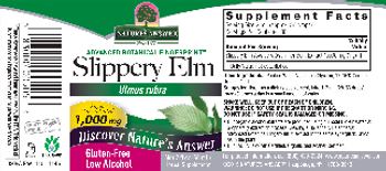 Nature's Answer Slippery Elm 1,000 mg - herbal supplement
