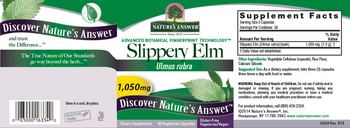 Nature's Answer Slippery Elm 1,050 mg - supplement