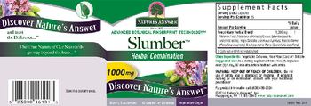 Nature's Answer Slumber 1000 mg - supplement