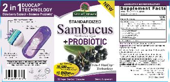 Nature's Answer Standardized Sambucus Sambucus nigra + Probiotic - supplement