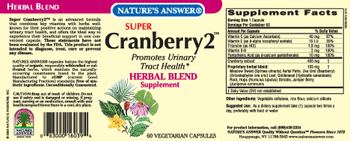 Nature's Answer Super Cranberry 2 - herbal blend supplement