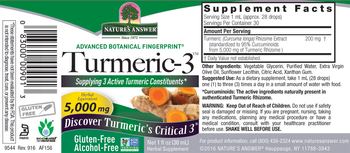 Nature's Answer Turmeric-3 - herbal supplement