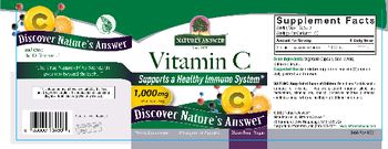 Nature's Answer Vitamin C 1,000 mg - supplement