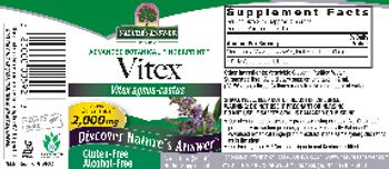 Nature's Answer Vitex 2,000 mg - herbal supplement