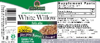 Nature's Answer White Willow 2,000 mg - herbal supplement