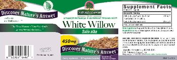 Nature's Answer White Willow 450 mg - supplement