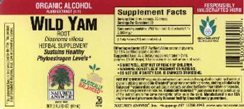 Nature's Answer Wild Yam Root - herbal supplement