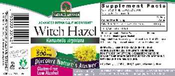 Nature's Answer Witch Hazel 500 mg - herbal supplement