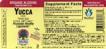 Nature's Answer Yucca Root - herbal supplement