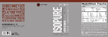 Nature's Best Isopure Low Carb Dutch Chocolate - 