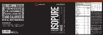 Nature's Best Isopure Mass Dutch Chocolate - 