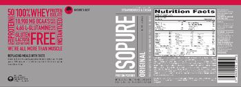 Nature's Best Isopure Original Strawberries & Cream - 