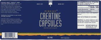 Nature's Best Perfect Creatine Capsules - supplement