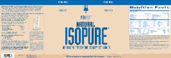 Nature's Best Perfect Natural Isopure Natural Vanilla - 