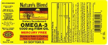 Nature's Blend Omega-3 1000 mg Fish Oil - supplement