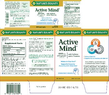 Nature's Bounty Active Mind - supplement