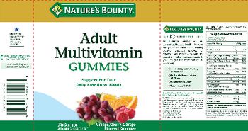 Nature's Bounty Adult Multivitamin Gummies - vitamin supplement