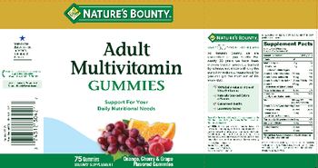 Nature's Bounty Adult Multivitamin Gummies - supplement