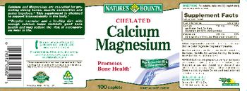 Nature's Bounty Calcium Magnesium - mineral supplement