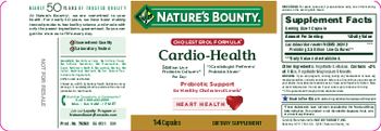 Nature's Bounty Cardio-Health - supplement
