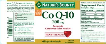 Nature's Bounty Co Q-10 200 mg - supplement