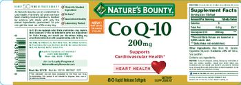 Nature's Bounty Co Q-10 200 mg - supplement