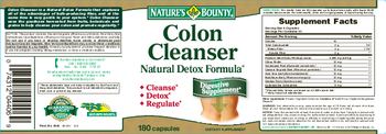 nature s bounty colon cleaner natural detox formula)