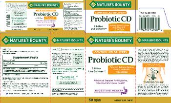 Nature's Bounty Controlled Delivery Probiotic CD - supplement