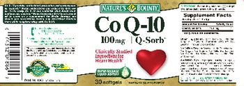 Nature's Bounty CoQ-10 100 mg - supplement