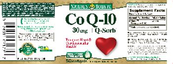 Nature's Bounty CoQ-10 30 mg - supplement
