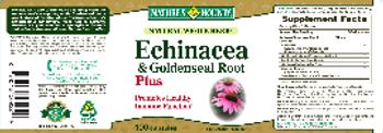 Nature's Bounty Echinacea & Goldenseal Root Plus - herbal supplement