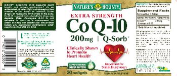 Nature's Bounty Extra Strength Co-Q10 200 mg - supplement