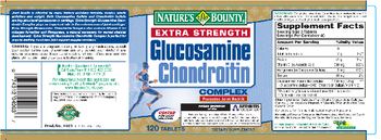 Nature's Bounty Extra Strength Glucosamine Chondroitin Complex - supplement