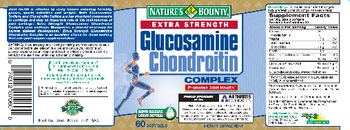 Nature's Bounty Extra Strength Glucosamine Chondroitin Complex - supplement