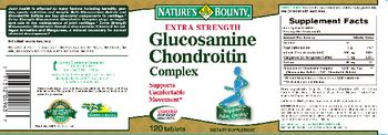 Nature's Bounty Extra Strength Glucosamine Chondroitin Complex - supplement