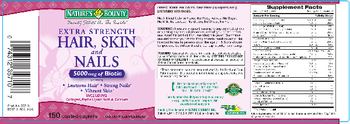 Nature's Bounty Extra Strength Hair, Skin And Nails - supplement
