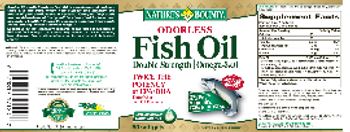 Nature's Bounty Fish Oil - supplement