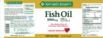 Nature's Bounty Fish Oil 1000 mg - supplement