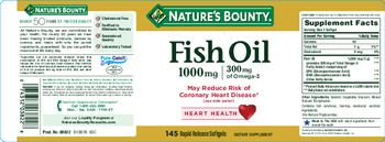 Nature's Bounty Fish Oil 1000 mg - 