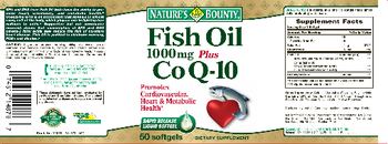 Nature's Bounty Fish Oil 1000 mg Plus CoQ-10 - supplement