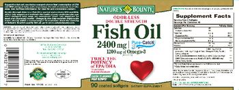 Nature's Bounty Fish Oil 2400 mg - supplement