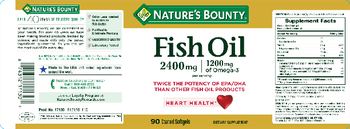 Nature's Bounty Fish Oil 2400 mg - supplement