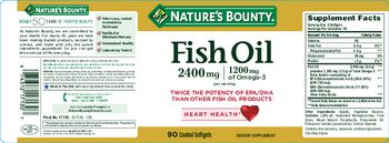 Nature's Bounty Fish Oil 2400 mg - supplement