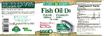 Nature's Bounty Fish Oil + D3 - supplement
