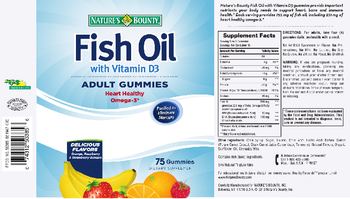 Nature's Bounty Fish Oil With Vitamin D3 - supplement