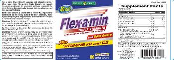 Nature's Bounty Flex-A-Min Triple Strength With Bone Shield - glucosamine chondroitin supplement