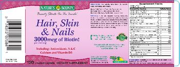 Nature's Bounty Optimal Solutions Hair, Skin & Nails - multivitamin supplement