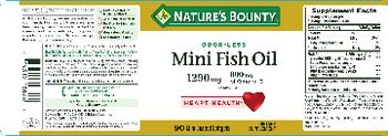 Nature's Bounty Mini Fish Oil 1290 mg - supplement